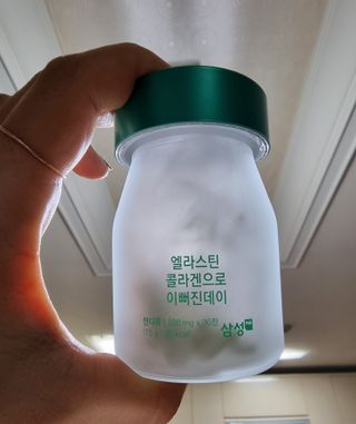 체인미 엘라스틴 콜라겐으로 이뻐진데이 500mg x 30정 — 5점을 준 리뷰어가 2021년 12월 올린 사용 사진