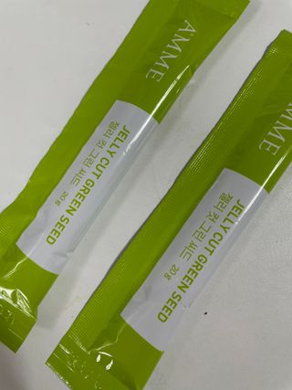 아므_이너뷰티 아므 젤리 컷 그린 씨드 10개입 — 5점을 준 리뷰어가 2021년 3월 올린 사용 사진