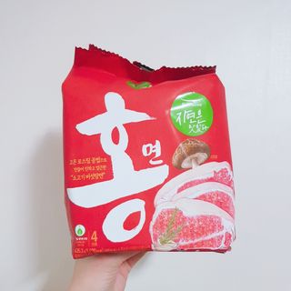 [풀무원] 자연은맛있다 정면, 백면, 홍면  세트 — 5점을 준 리뷰어가 2021년 4월 올린 사용 사진