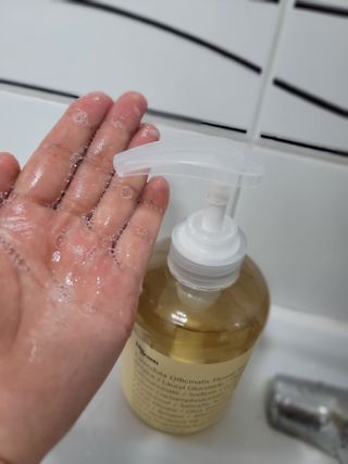 빅그린 안티 헤어로스 탈모 카렌듈라 바이옴 샴푸 500ml (지성두피용) — 5점을 준 리뷰어가 2022년 8월 올린 사용 사진