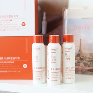 12월 15일 출시, 건강기능식품 브랜드 본리브 나 다운 시작 제품 3종 — 5점을 준 리뷰어가 2021년 2월 올린 사용 사진