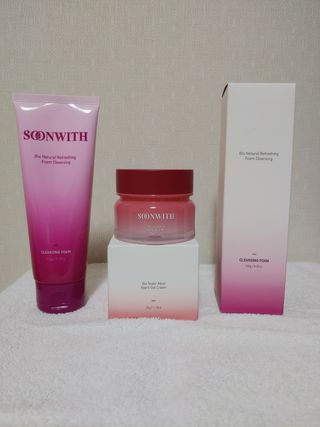 SOONWITH 바이오 수퍼 아쿠아 하이드로 젤 크림 — 4점을 준 리뷰어가 2021년 4월 올린 사용 사진