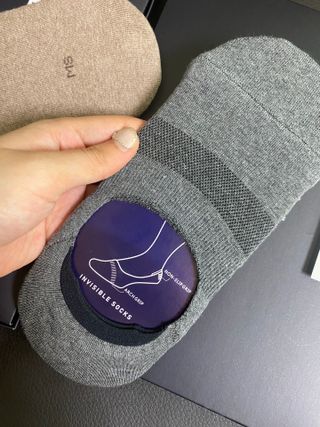 [사이즈가 있는 양말 필로이]남자 덧신 6족 선물 세트_나를 위한 선물or마음을 전하는 선물【 S, M, L, XL】 — 5점을 준 리뷰어가 2022년 6월 올린 사용 사진