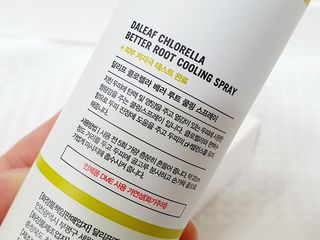 달리프 클로렐라 베러 루트 쿨링 스프레이 100ml — 5점을 준 리뷰어가 2021년 3월 올린 사용 사진