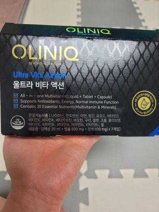 올리닉 울트라비타액션 — 4점을 준 리뷰어가 2021년 10월 올린 사용 사진