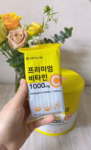서울약사신협 프리미엄비타민C1000_2.5G x 100포 — 5점을 준 리뷰어가 2021년 1월 올린 사용 사진