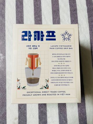 라까프 베트남 핀 커피 드립백 7개입 — 5점을 준 리뷰어가 2022년 9월 올린 사용 사진