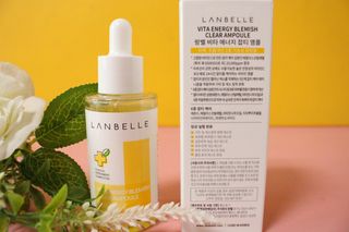 랑벨 비타 에너지 잡티 앰플 50ml 고농축 비타민, 저자극, 수분 촉촉, 미백 앰플 — 5점을 준 리뷰어가 2022년 4월 올린 사용 사진
