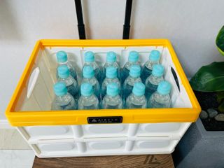 팽현숙 최양락 에어클로 폴딩카트+박스+우드상판+로프 세트구성 블랙,화이트,그레이 — 5점을 준 리뷰어가 2021년 2월 올린 사용 사진