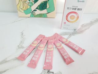 [인디닥터] 면역 생생 핑크 이뮨 젤리 — 5점을 준 리뷰어가 2022년 5월 올린 사용 사진