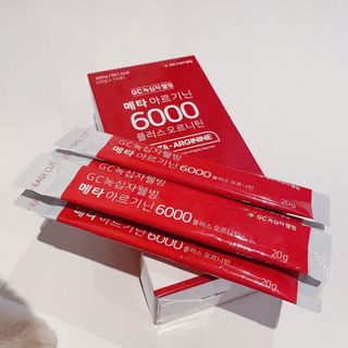 메타아르기닌 GC녹십자웰빙 메타 아르기닌 6000 플러스 오르니틴 — 3점을 준 리뷰어가 2022년 6월 올린 사용 사진