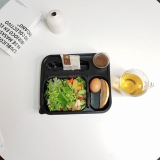 참살이도시락 작심삼일 샐러드도시락 3개 맛보기 새벽배송 또는 택배배송 — 5점을 준 리뷰어가 2021년 9월 올린 사용 사진