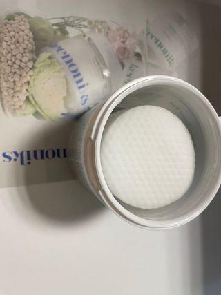 키노닉스 양배추 카밍 진정 토너패드 — 5점을 준 리뷰어가 2021년 8월 올린 사용 사진