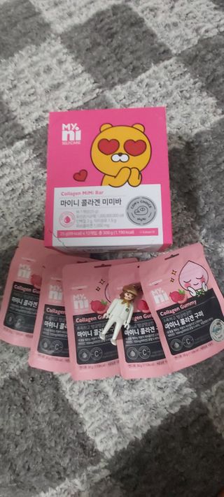 일동제약 마이니 마이니 늘씬날씬 콜라겐 세트 — 5점을 준 리뷰어가 2021년 2월 올린 사용 사진