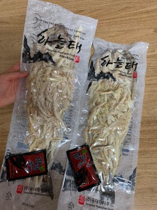 [오늘바스켓] 용대리 손질하늘태 130g — 4.5점을 준 리뷰어가 2021년 6월 올린 사용 사진