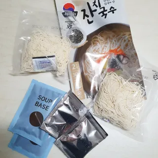 [한면원] 잔치국수 2인분 — 5점을 준 리뷰어가 2023년 4월 올린 사용 사진
