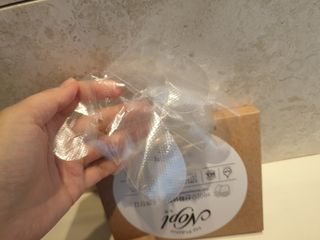노플(NOPL) 노플 친환경 바이오 산화 생분해  항균 일회용 위생 비닐장갑 100매 + 지퍼백 소형, 대형 — 5점을 준 리뷰어가 2021년 10월 올린 사용 사진