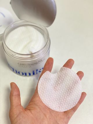 키노닉스 카모 클렌징 패드 — 5점을 준 리뷰어가 2021년 8월 올린 사용 사진