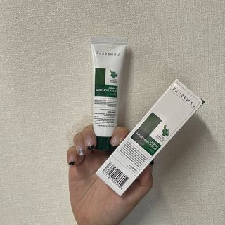 랑벨 랑바이오 블랙 시카 크림 50ml(블랙비 프로폴리스, 시카 4종, 판테놀 10 함유) — 5점을 준 리뷰어가 2023년 2월 올린 사용 사진