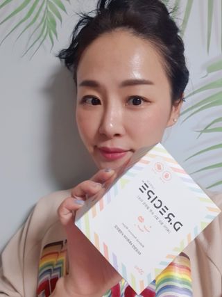 디레시피 세안이 필요없는 순한 클렌징 티슈 — 5점을 준 리뷰어가 2021년 4월 올린 사용 사진