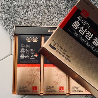 서울약사신협_투데이홍삼정플러스스틱_10g x 30포 — 5점을 준 리뷰어가 2021년 1월 올린 사용 사진