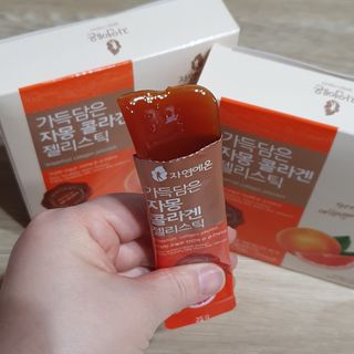 자연에온 가득담은 자몽 콜라겐 젤리스틱 2BOX — 3점을 준 리뷰어가 2020년 12월 올린 사용 사진