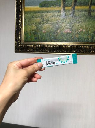 프리마인 유산균 국가지정연구소 선정, 살아있는 생유산균 200억 마리의 힘. 유산균n굿바이옴플러스 — 5점을 준 리뷰어가 2022년 4월 올린 사용 사진