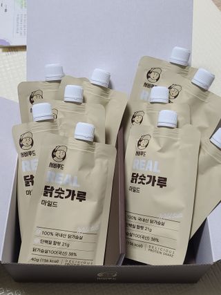 서비푸드 리얼 닭숫가루 마일드 1SET 10개입 — 5점을 준 리뷰어가 2022년 1월 올린 사용 사진