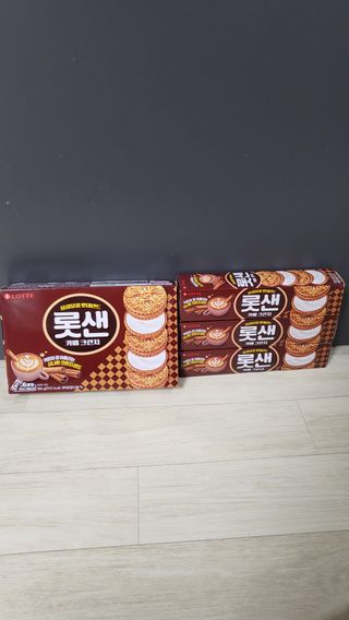 롯데제과 롯샌 카페크런치 — 5점을 준 리뷰어가 2021년 10월 올린 사용 사진