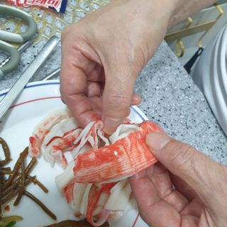 한성기업 와일드 크래미 — 5점을 준 리뷰어가 2021년 10월 올린 사용 사진