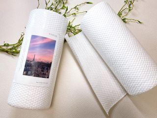 부직포나라 중금속유해물질ZERO 뜯어쓰는 주방 일회용수세미 60매 2매 — 5점을 준 리뷰어가 2022년 9월 올린 사용 사진
