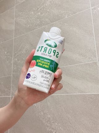 셀렉스스포츠 셀렉스 스포츠 웨이 프로틴 복숭아_ 330ml x 12팩 — 5점을 준 리뷰어가 2021년 3월 올린 사용 사진