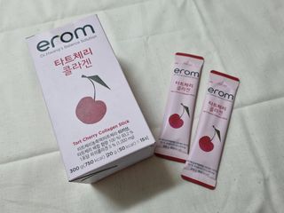 이롬 erom 타트체리 콜라겐 — 3점을 준 리뷰어가 2021년 4월 올린 사용 사진