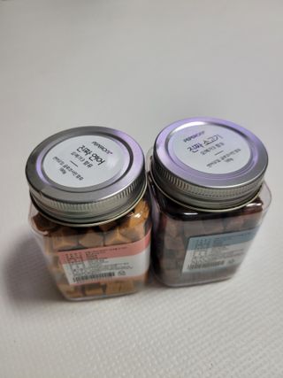페페로니 진짜 오메가3 연어+소고기 180g+180g — 5점을 준 리뷰어가 2021년 7월 올린 사용 사진