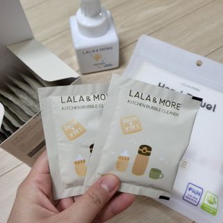 라라앤모어 핸드워시+헨드타올+키친버블클리너 — 5점을 준 리뷰어가 2022년 3월 올린 사용 사진