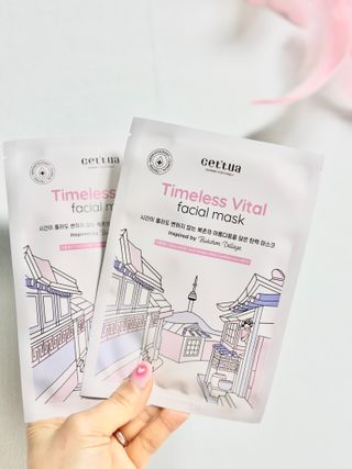 세뚜아(Cettua) [세뚜아] 타임리스 바이탈 페이셜 마스크팩  Cettua Timeless  Vital Mask 5매 — 5점을 준 리뷰어가 2024년 1월 올린 사용 사진