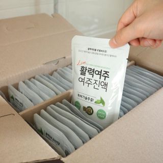 참유원 특허제조 활력 여주진액 여주즙 50포 — 5점을 준 리뷰어가 2022년 3월 올린 사용 사진