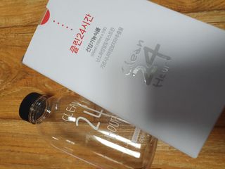 클린24시간 1BOX(5포) + 전용보틀(500ml) — 4점을 준 리뷰어가 2022년 8월 올린 사용 사진