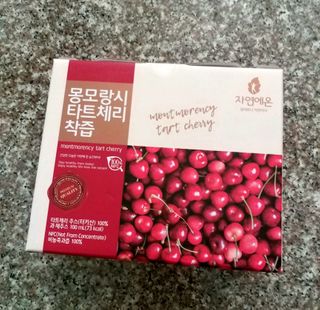 자연에온 몽모랑시 타트체리 착즙 100mL 10개입 2BOX — 4점을 준 리뷰어가 2020년 12월 올린 사용 사진