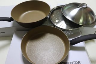 모멘토 마론 프라이팬 26cm 3종 (26cm팬/26cm웍팬/호환 스티머+돔뚜껑) — 5점을 준 리뷰어가 2022년 9월 올린 사용 사진