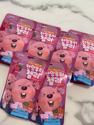 [팔도] 잔망루피젤리 믹스베리맛 42g 8개 — 5점을 준 리뷰어가 2022년 1월 올린 사용 사진