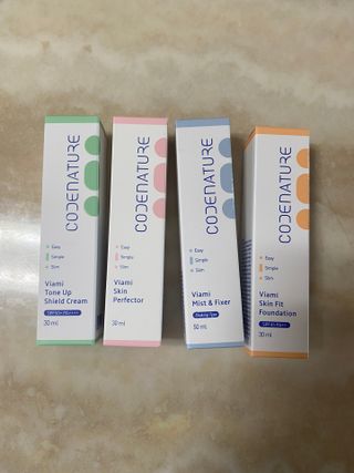 코드네이처 비아미 퍼펙트 케어 4종 — 5점을 준 리뷰어가 2021년 8월 올린 사용 사진