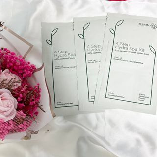 태그스킨 4스텝 주름개선 피부미백 영양 마스크팩 3개 세트(최신버전) — 5점을 준 리뷰어가 2022년 5월 올린 사용 사진
