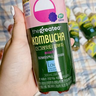 더그레잇티 콤부차 [매일유업] 더그레잇티 44kcal 콤부차 300ml *12개입 (오리지널 6개+베리리치 6개) — 5점을 준 리뷰어가 2023년 7월 올린 사용 사진