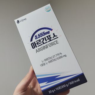 자연에온 아르긴포스 L-아르기닌 5555mg 스틱 15개입 1박스 — 5점을 준 리뷰어가 2021년 5월 올린 사용 사진