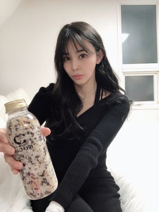 애디팬더 바이오잼 핑크/골드/퍼플/그린 — 5점을 준 리뷰어가 2021년 3월 올린 사용 사진