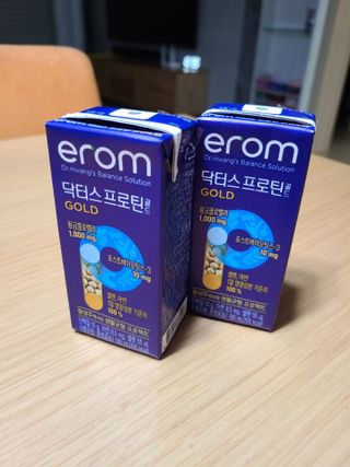 이롬 erom 닥터스 프로틴 골드 — 4점을 준 리뷰어가 2021년 5월 올린 사용 사진