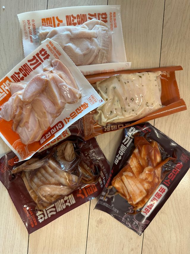 한끼통살 슬라이스 닭가슴살 리뷰 사진