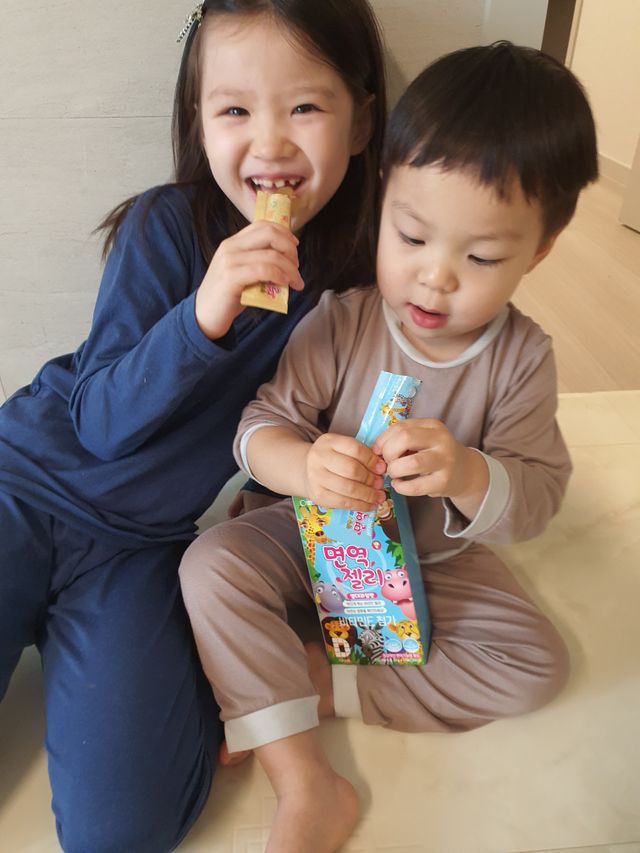 다나음 셀렌에 빠진 아연면역젤리 열대과일맛+사과맛 리뷰 사진