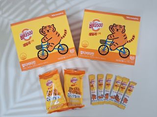 광동제약 [광동] 비타500데일리스틱 70포X2개 + 뚱랑이엽서 + 쇼핑백 증정 — 5점을 준 리뷰어가 2022년 10월 올린 사용 사진